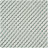 Tissu imprimé aspect lin « Cercles de feuilles »