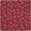 Baumwoll-Stoff "Red Nose Reindeer" Rot