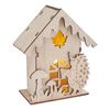 VBS Wooden building kit "Autumn house", incl. LEDs Hedgehog