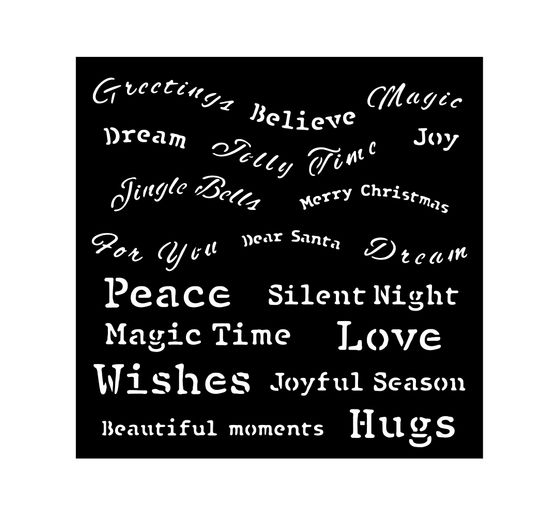 Pochoir "Classic Christmas"