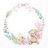 Serviette "Baby Teddy"