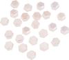 Glass cut beads hexagon