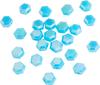 Glass cut beads hexagon