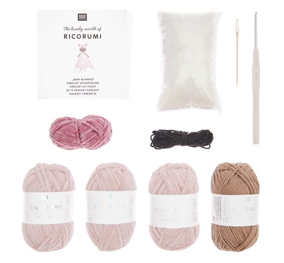 Rico Design Ricorumi Häkelset "Baby Blankies"