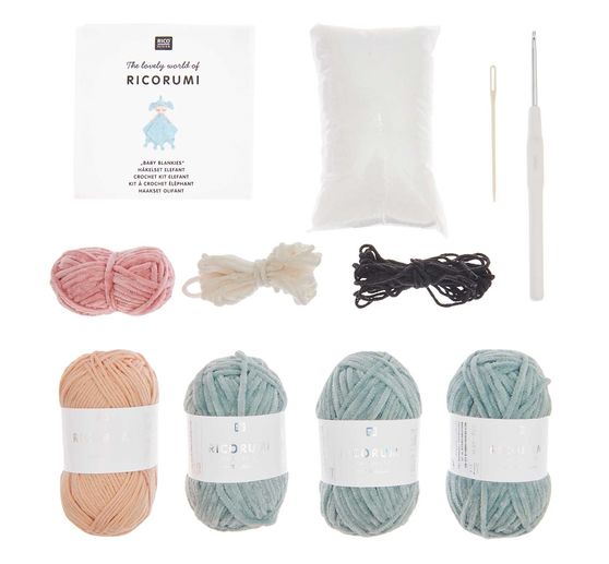 Rico Design Ricorumi Häkelset "Baby Blankies"