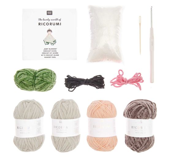 Rico Design Ricorumi Häkelset "Baby Blankies"
