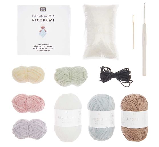 Rico Design Ricorumi Häkelset "Baby Blankies"