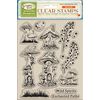 Tampons Clear Stamps "Hidden Grove" Mushrooms