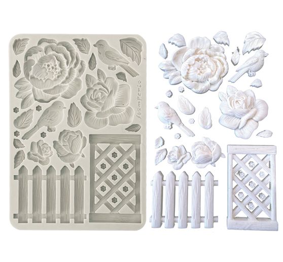 Moule en silicone « House of Roses »
