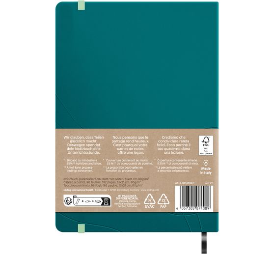 share Notizbuch A5, punktkariert