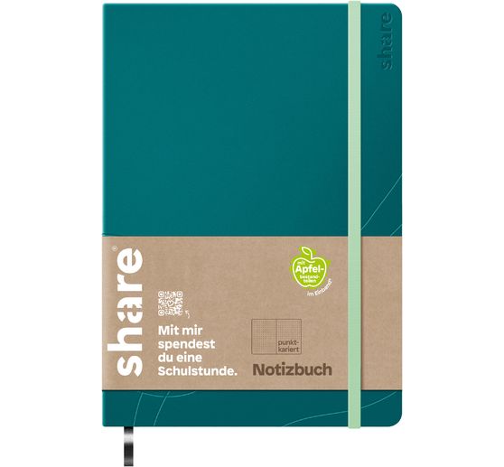 share Notizbuch A5, punktkariert