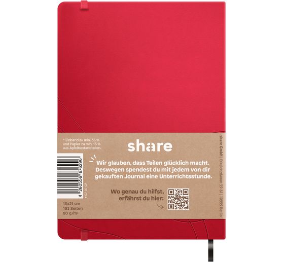 share Notizbuch A5, punktkariert