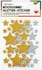 Moosgummi Glitter-Sticker