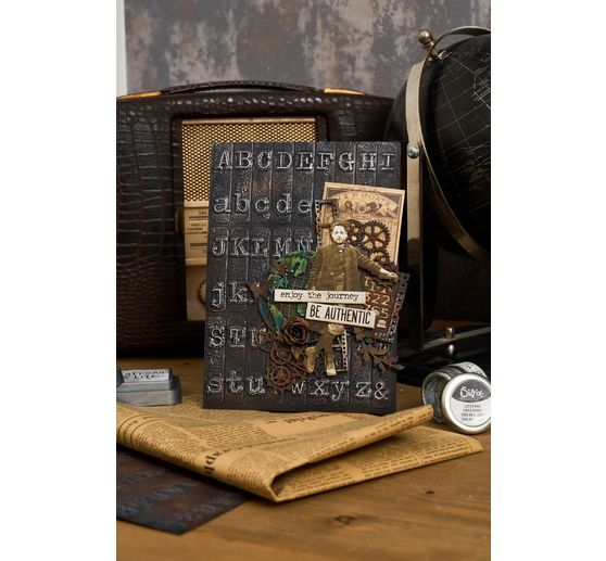 Sizzix A5 3D Embossing template by Tim Holtz