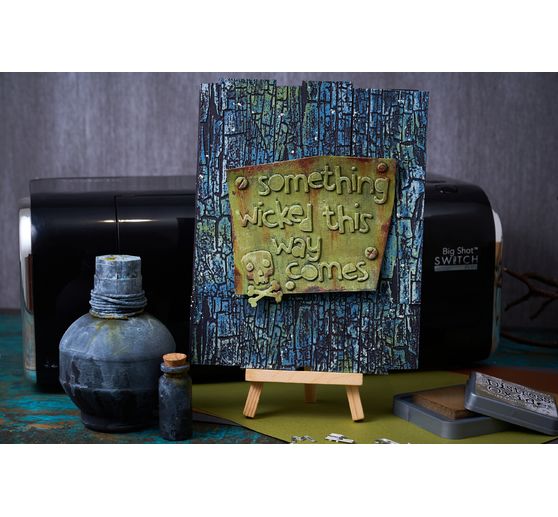 Gabarit d'embossage 3D Sizzix A5 by Tim Holtz