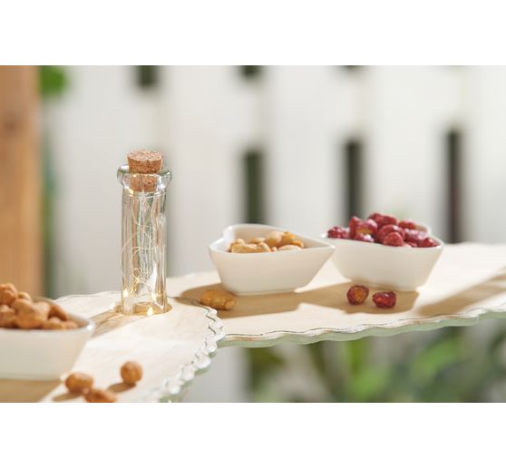Bouteilles en verre VBS « Geo », set de 3