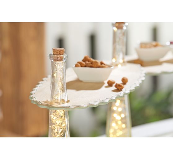 Bouteilles en verre VBS « Geo », set de 3