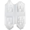 Moules en silicone « Mini maisons lumineuses » Maisons en pignon
