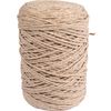 Fil recyclé avec fil doré, Ø 2mm Sable
