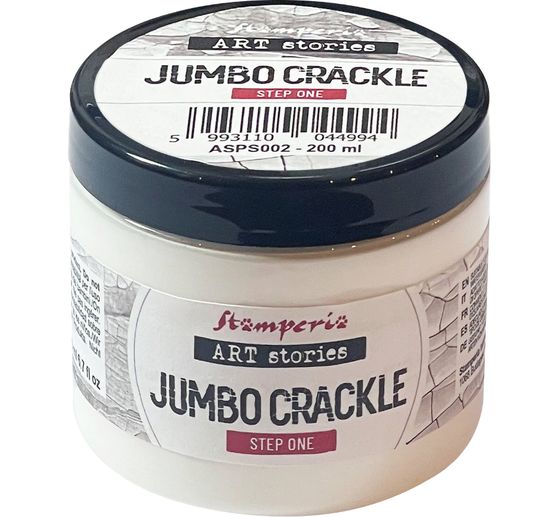 Jumbo Crackle Stamperia transparent