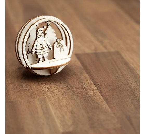 Décoration à emboîter en bois VBS pour boule acrylique