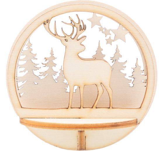 Décoration à emboîter en bois VBS pour boule acrylique
