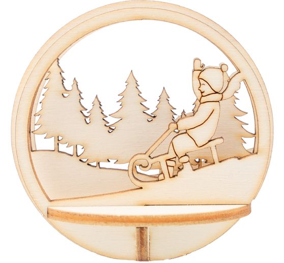 Décoration à emboîter en bois VBS pour boule acrylique
