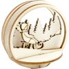 Décoration à emboîter en bois VBS pour boule acrylique Luge