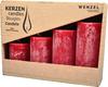 Adventskerzen "Rustic", abgestuft, 4er-Set