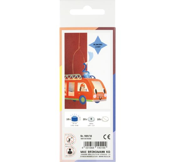 LED Blaulicht inkl. Batterien