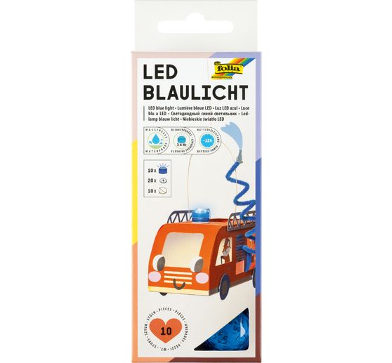 LED Blaulicht inkl. Batterien
