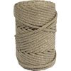 Fil recyclé avec fil doré, Ø 4mm Roseau