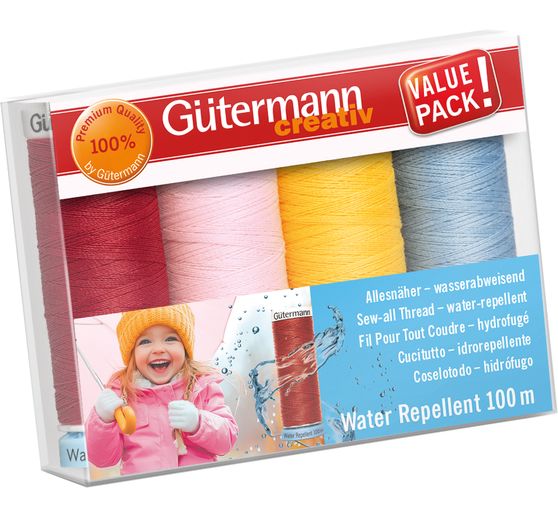 Gütermann all-purpose sewing thread set "Water Repellent"