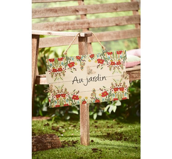 Plaque en bois / Panneau décoratif VBS