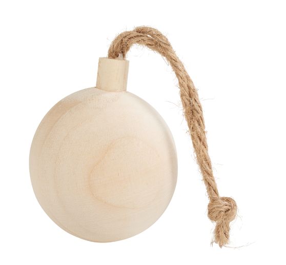 Boule de Noël en bois