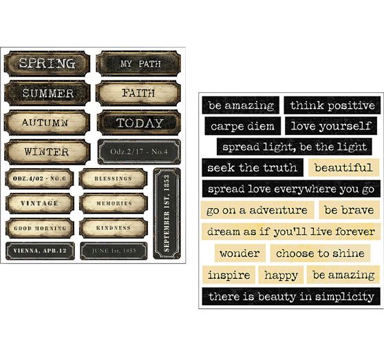 Mixed Media Sticker Set