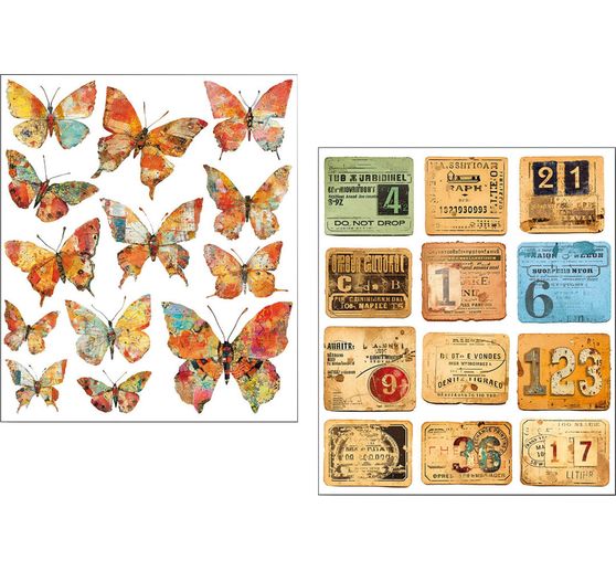 Mixed Media Sticker Set