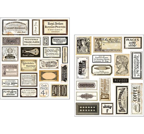 Mixed Media Sticker Set