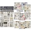 Mixed Media Sticker Set Vintage Scripts