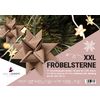 XXL Fröbelsterne Lederbraun
