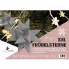 XXL Fröbelsterne Steingrau