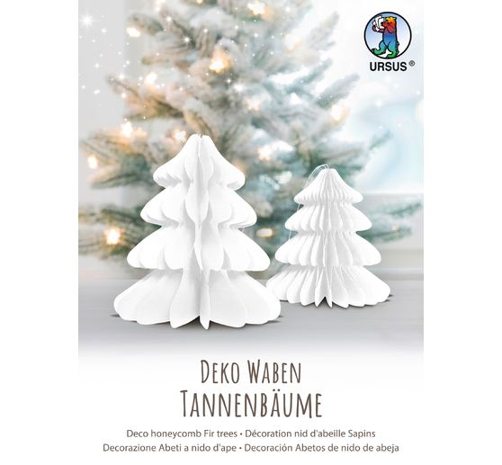 Honeycomb Christmas tree set