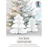 Honeycomb Christmas tree set White
