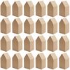 Adventskalender Papphäuser Kraftpapier