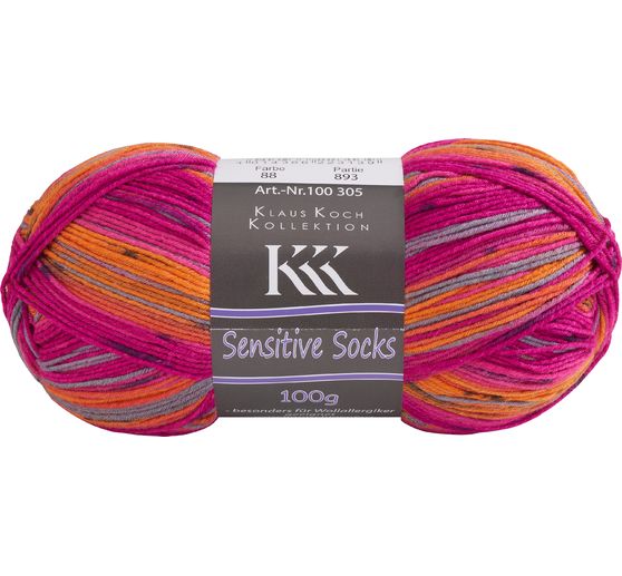Laine « Sensitive Socks », 100 g, env. 430 m