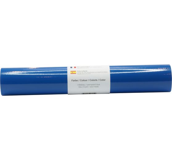 Self-adhesive vinyl film glossy