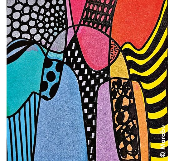 Acryl Color Squeegee Art Set Marabu