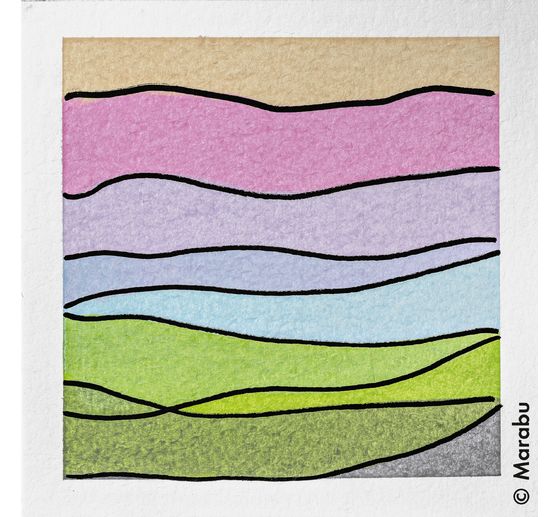 Acryl Color Squeegee Art Set Marabu