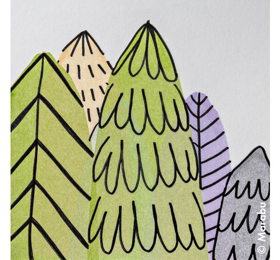 Acryl Color Squeegee Art Set Marabu