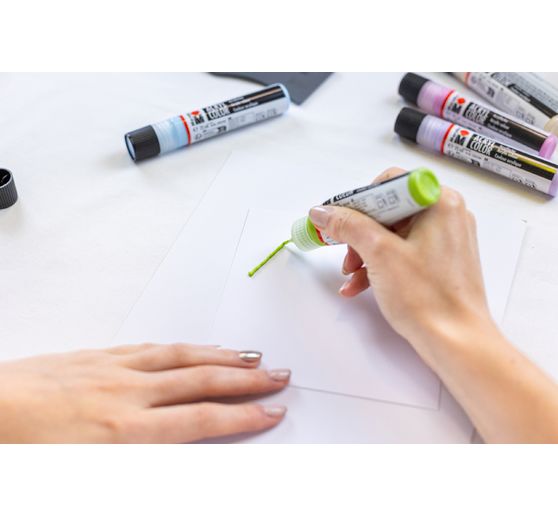 Acryl Color Squeegee Art Set Marabu